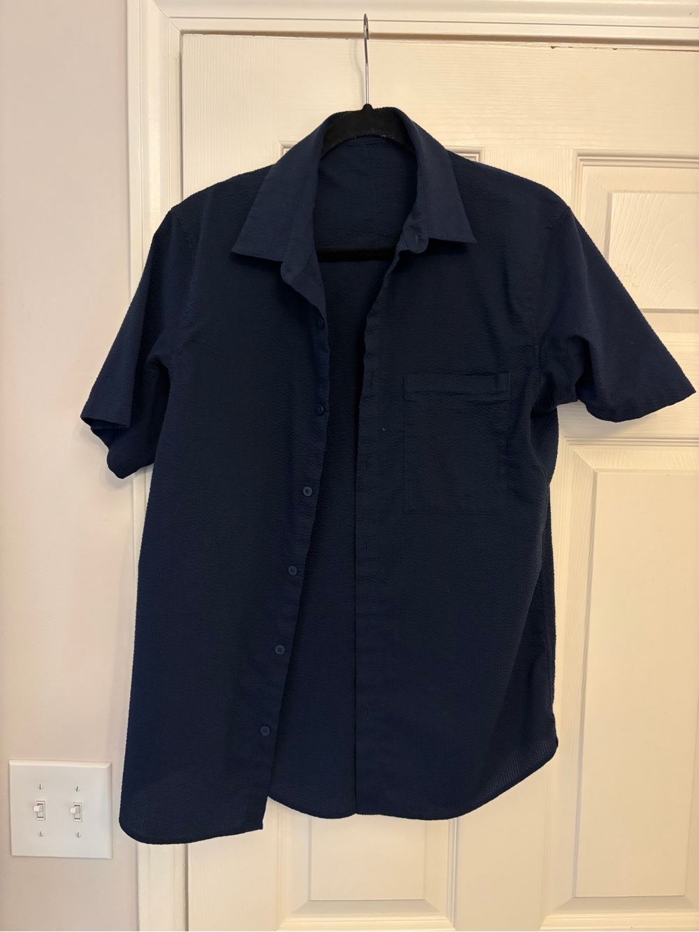 Lululemon Airing Easy Pocket Textured Shirt